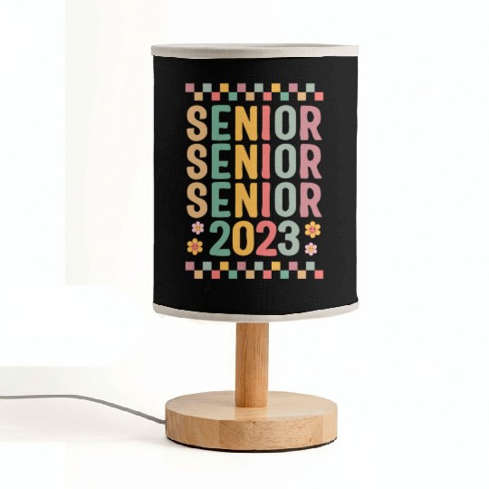 Graduation Fabric Lamps, Senior Class Of 2023 Floral
