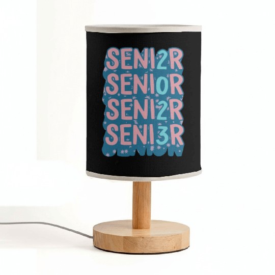 Graduation Fabric Lamps, Senior Class Of 2023 Gift End