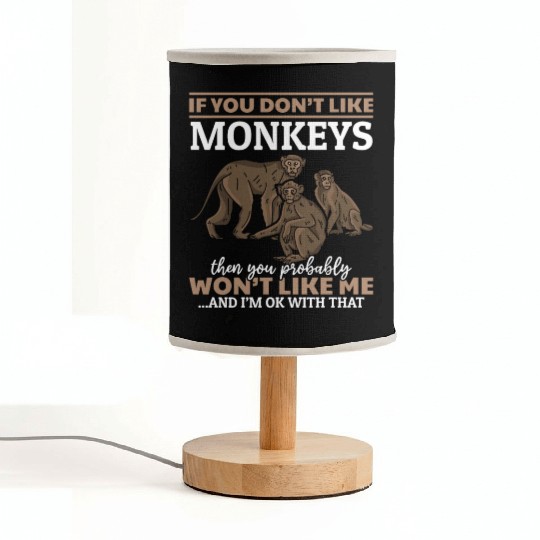 Orangutan Monkey Lover - Chimpanzee Orangutan Monk Fabric Lamps