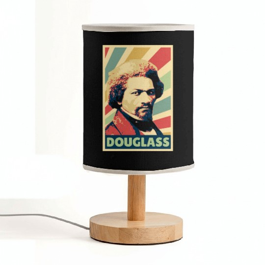Frederick Douglass Vintage Colors Fabric Lamps