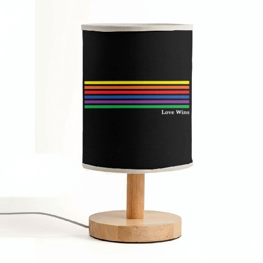Gay Pride Rainbow Equality Fabric Lamps
