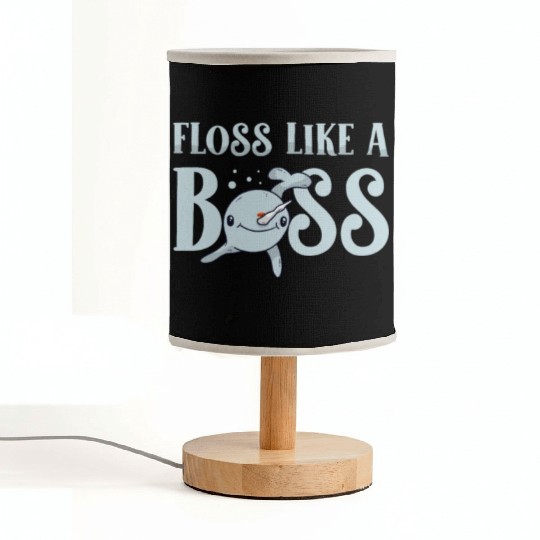 Floss Like A Boss Sea Unicorn Animal Lover Narwhal Fabric Lamps