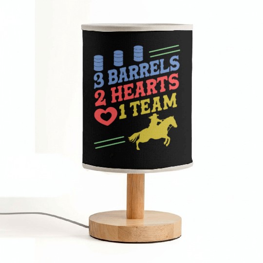 Barrel Racing Fabric Lamps