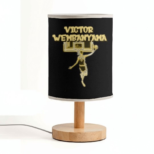 VICTOR WEMBANYAMA FRENCH BASKETBALL PLAYER DRAFT Fabric Lamps