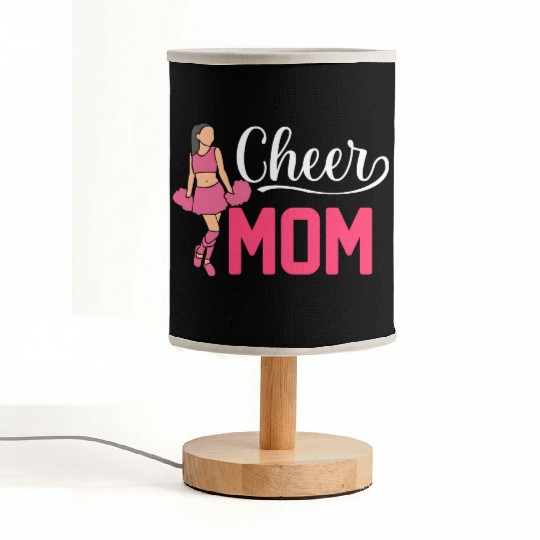 Womens Cheer Mom Gymnastics Cheerleading Mom Squad Fabric Lamps