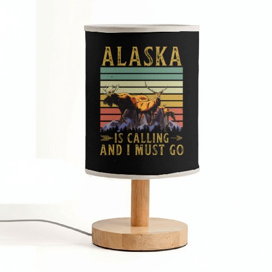 Alaska Gift USA Natur Bär Denali Grizzly Wald Fabric Lamps