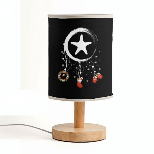 Winter dreamcatcher Christmas Starfish Fabric Lamps