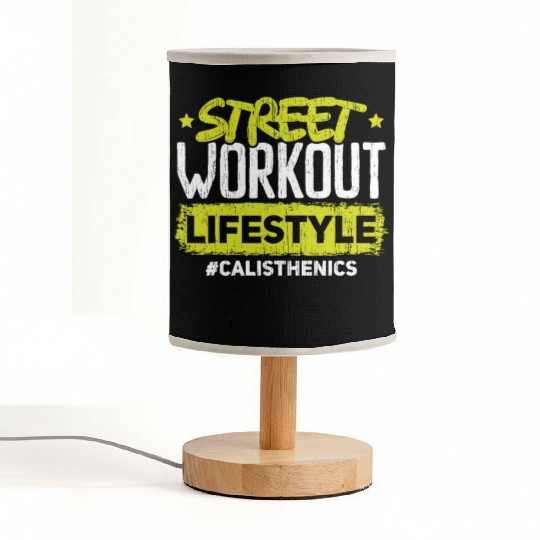 Street Workout Lifestyle Fitness Calisthenics Fabric Lamps