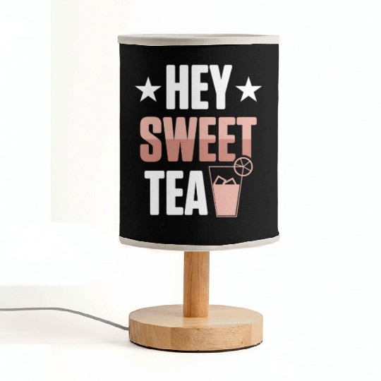 Funny Hey Sweet Tea Glass Drinking Iced Tea Fabric Lamps