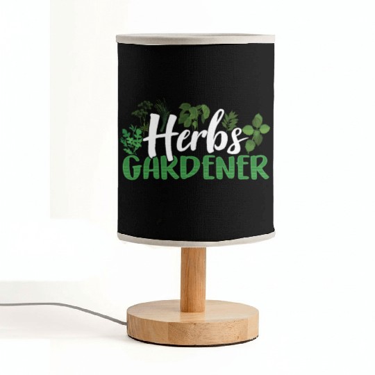 Herbs Gardener Gardening Herb Herbalist Herbalism Fabric Lamps