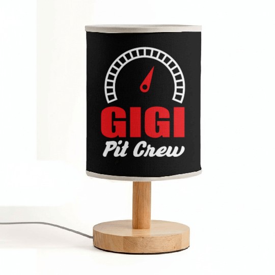 Gigi Racing Car Bday Party Family Matching Pit Cre Fabric Lamps