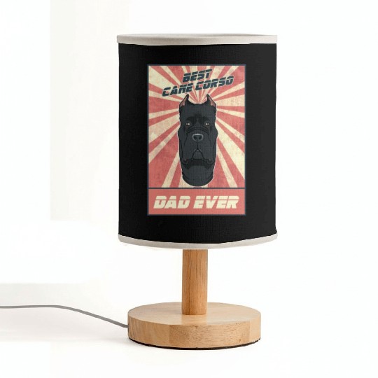 Best Cane Corso Dad Ever I Cane Corso Lover Fabric Lamps