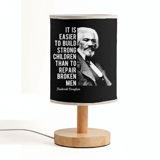 Frederick Douglass Quote For Black History Month Fabric Lamps