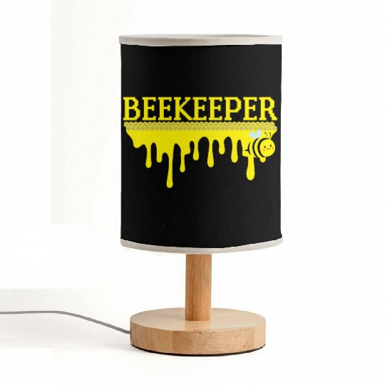 Bee Keeper Beekeeper, Funny Bee Hive Honey Lover Fabric Lamps