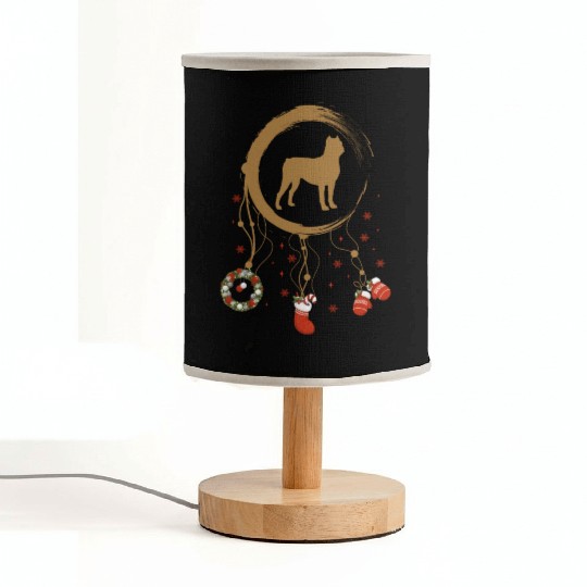 dog dreamcatcher Christmas Cane Corso Fabric Lamps