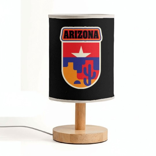 US States Arizonna Fabric Lamps