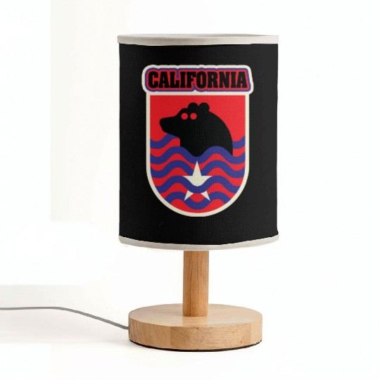 US States CALIFORNIA Fabric Lamps