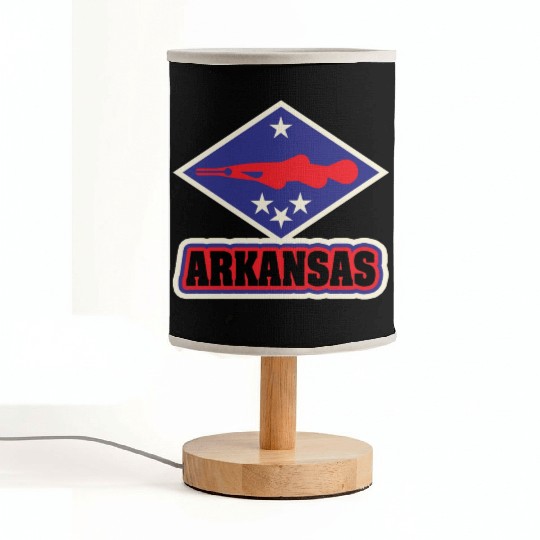US States ARKANSAS Fabric Lamps