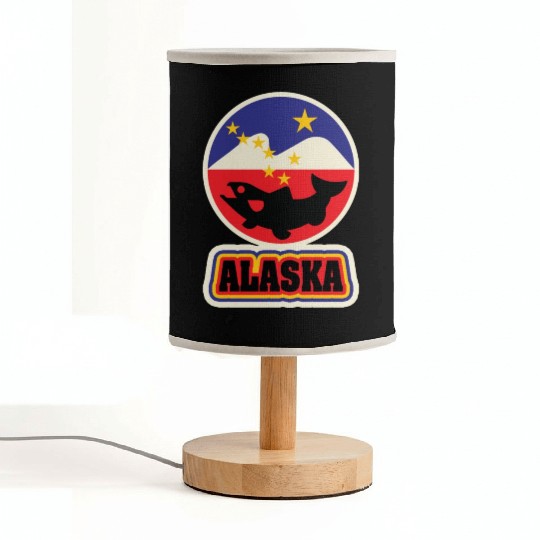 US States ALASKA Fabric Lamps