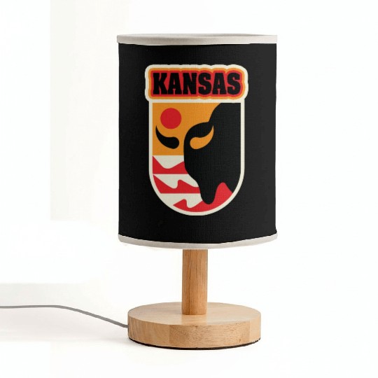 US States KANSAS Fabric Lamps