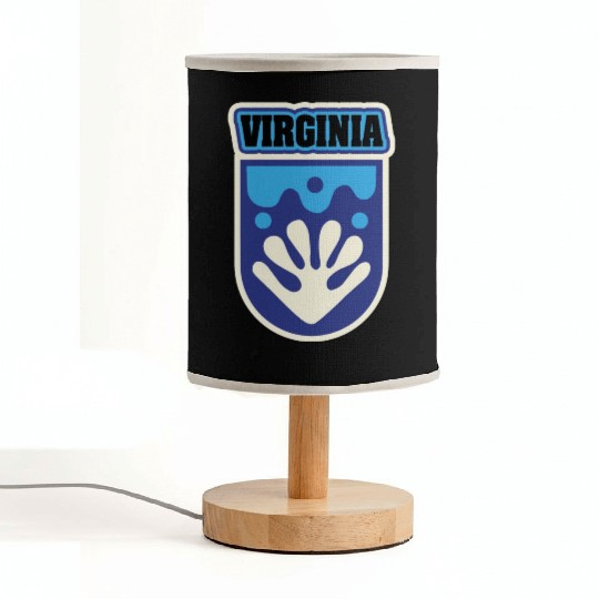 US States VIRGINIA Fabric Lamps