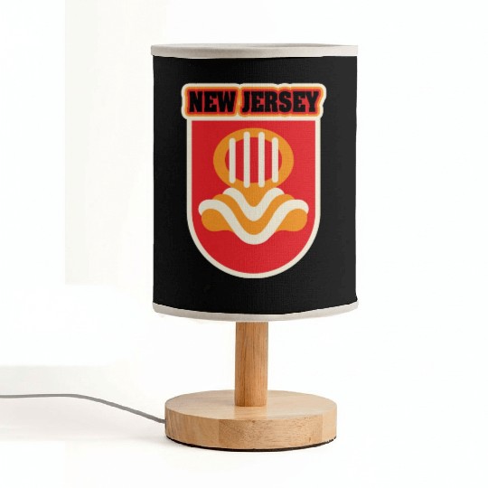 US States NEW JERSEY Fabric Lamps