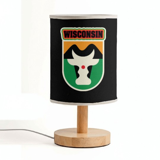 US States WISCONSIN Fabric Lamps
