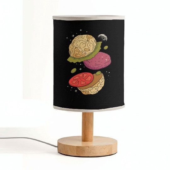 Planets burger vegetables Planets burger vegetable Fabric Lamps