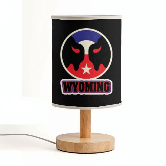 US States WYOMING Fabric Lamps
