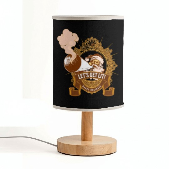 Lets get lit christmas Fabric Lamps