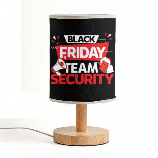 Black Friday Team Security for Shopping Fans and Fabric Lamps