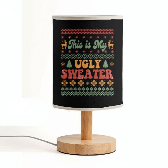 This is my ugly sweater sublimation Fabric Lamps