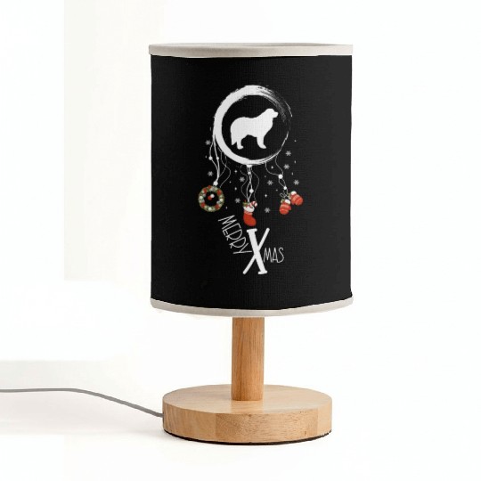 dog dreamcatcher Christmas Great Pyrenees Fabric Lamps