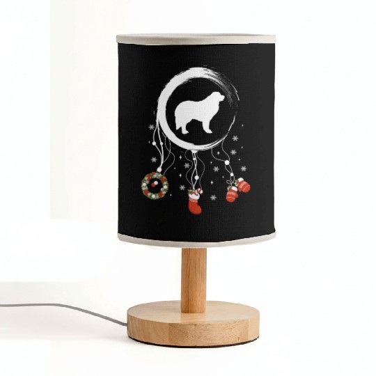 dog dreamcatcher Christmas Great Pyrenees Fabric Lamps