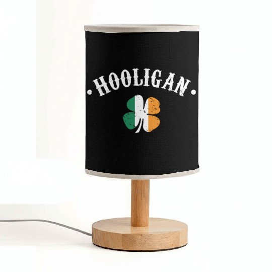 Hooligan St Patricks Day Irish Shamrock Flag Fabric Lamps