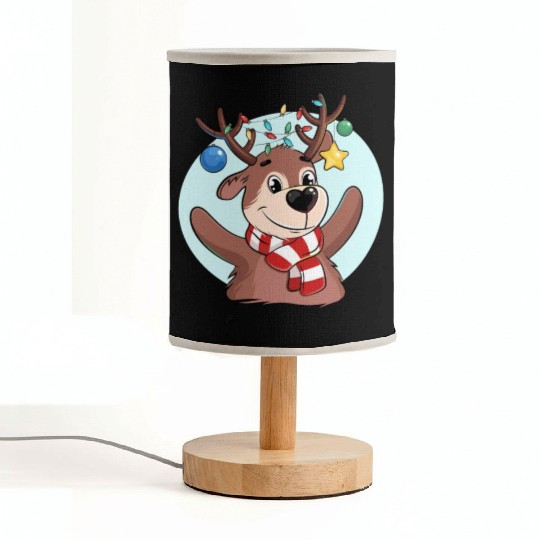 Christmas Deer Fabric Lamps