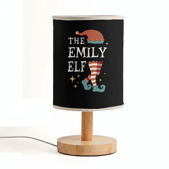 The Emily Elf - Christmas Pajama for Emily Fabric Lamps