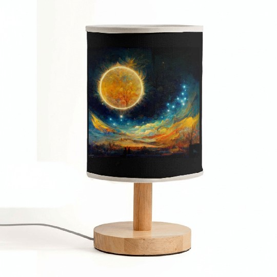 Full moon and Sun Fabric Lamps