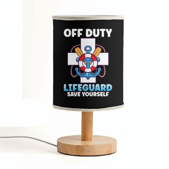 Swimmer Scuba Diving Lifeguard Water Sport Fabric Lamps