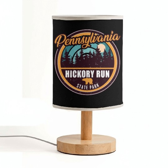 Hickory Run state park Pennsylvania Fabric Lamps
