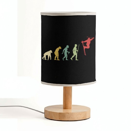 Skiing Extreme Freestyle Evolution Fabric Lamps