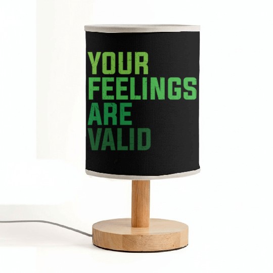 Mental Health Your Feelings Are Valid Fabric Lamps
