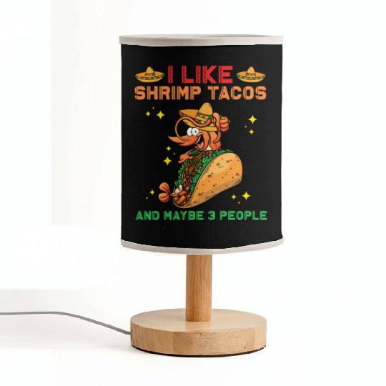 Shrimp Tacos Fabric Lamps