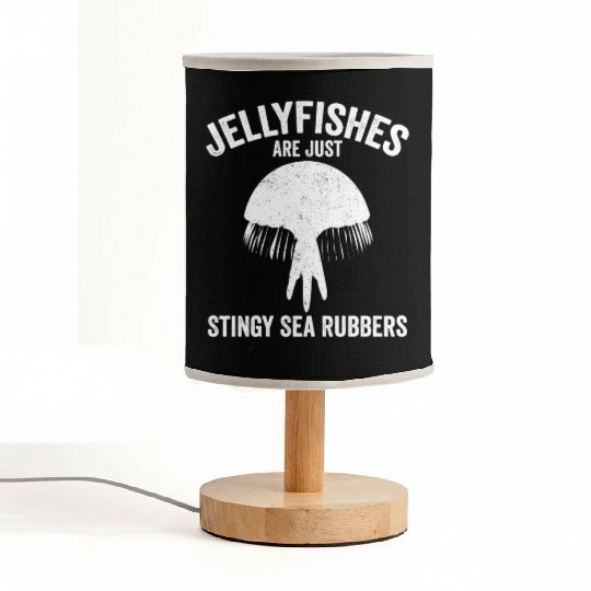 Funny Jellyfish Are Just Stingy Sea Rubbers Fabric Lamps