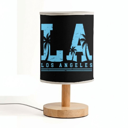 Los Angeles LA California Gift Fabric Lamps