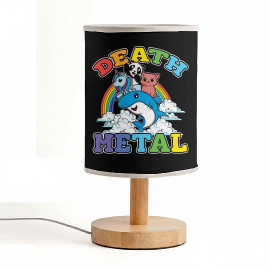 Unicorn Panda Cat Shark Love Metal Music Rock Fabric Lamps