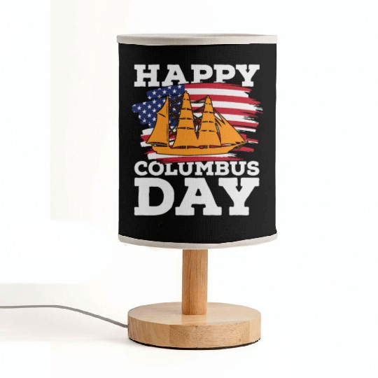 Columbus Day 1492 Fabric Lamps