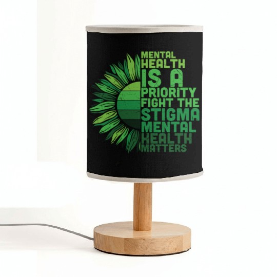 Mental Health Sunflower Fabric Lamps