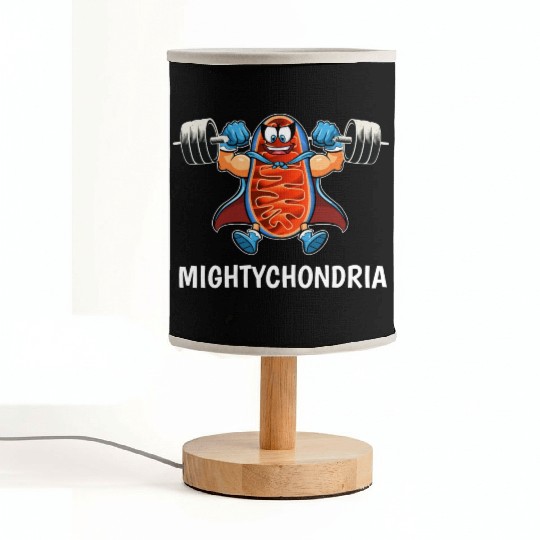 Mightychondria Cellular Biology Science Teacher Fabric Lamps