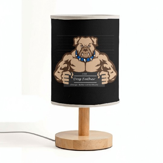 "Funny Dog Fabric Lamps Perfect Gift for Dog Lovers"